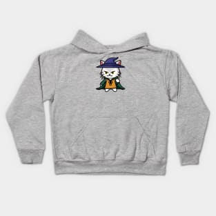 Evil Cat Wizard Kids Hoodie